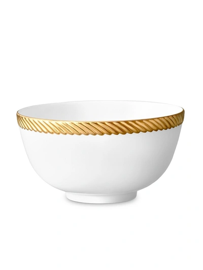 L'objet Corde Porcelain Cereal Bowl In Gold