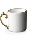 L'objet Aegean Gold Mug In White/24k Gold