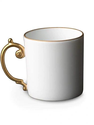 L'objet Aegean Gold Mug In White/24k Gold