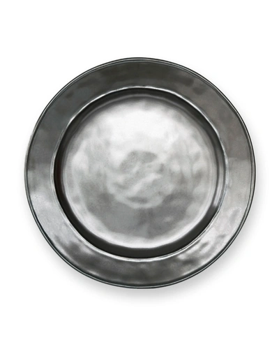 Juliska Pewter Stoneware Dinner Plate In Grey