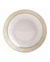 Bernardaud Sauvage White Coupe Soup Plate In Gold/white