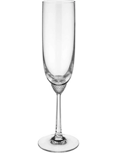 Villeroy & Boch Octavie Flute Champagne Glass, 5.5 oz In Clear