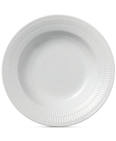 Royal Copenhagen White Fluted Plain Soup Plate