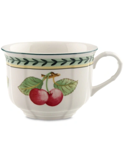 Villeroy & Boch French Garden Fleurence Breakfast Cup In White