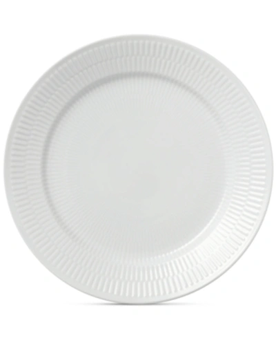 Royal Copenhagen White Fluted Plain Dinner Plate