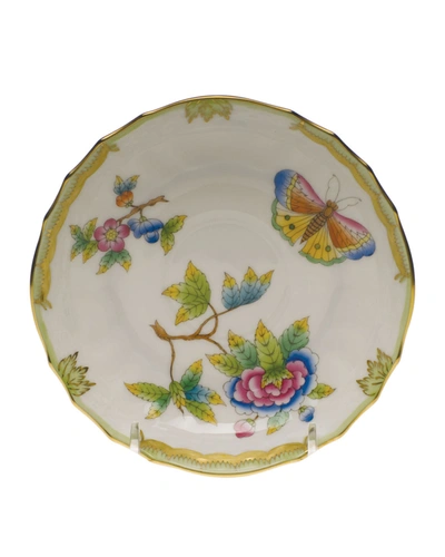 Herend Queen Victoria Tea Saucer In Multi-color