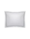 Frette Hotel Cruise Sham In White/ Slate Gray