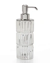 Labrazel Prisma Clear Pump Dispenser In Polished Chrome