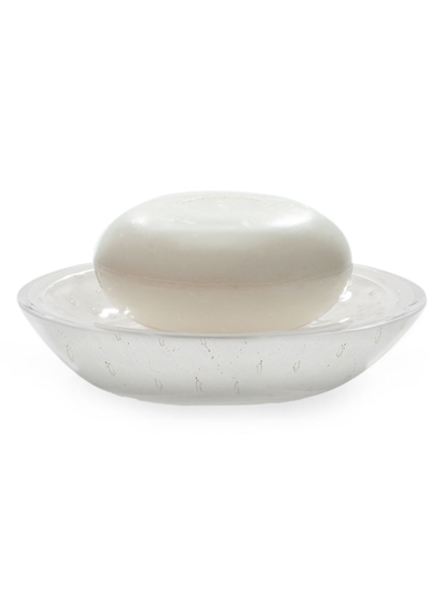 Labrazel Contessa White Soap Dish In White/ Gold