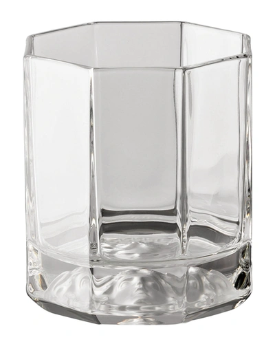 Versace Medusa Lumiere Double Old-fashioned Glasses, Set Of 2 In Clear