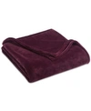 Vellux Sheared Mink King Blanket Bedding In Fig
