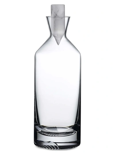 Nude Glass Alba Tall Whiskey Decanter In Clear