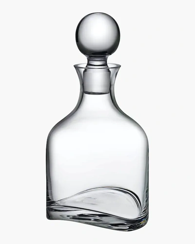 Nude Glass Arch Whisky Bottle In Clear