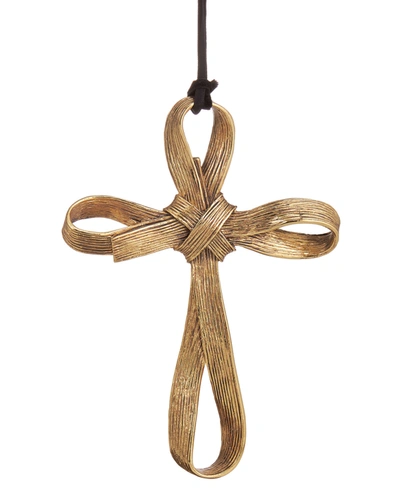 Michael Aram Antique Gold-tone Palm Cross Ornament