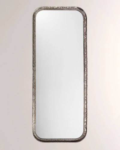 Jamie Young Capital Mirror In Silver Leaf