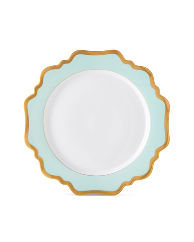 Anna Weatherley Aqua Rimmed Dinner Plate