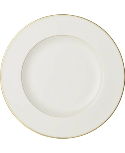 Villeroy & Boch Anmut Gold Dinner Plate In White