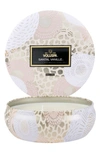 Voluspa Santal Vanille 3-wick Candle In Decorative Tin In Santal Vanille 3 Wick