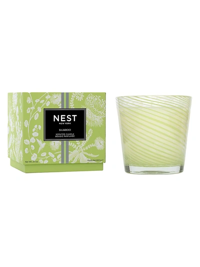 Nest Fragrances Bamboo Specialty 3-wick Candle In Green