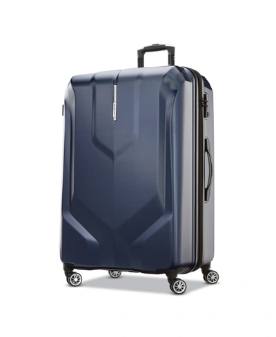 Samsonite Opto Pc Dlx Large Expandable Spinner Suitcase In Classic Navy