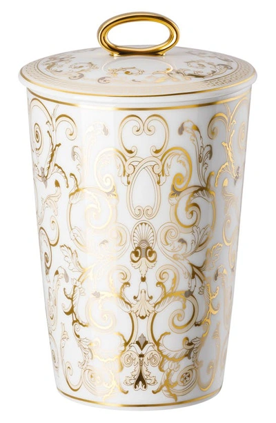 Versace Medusa Gala Scented Votive With Lid In White