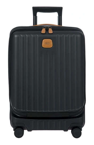 Bric's Capri 2.0 21 Carry-on Expandable Spinner Suitcase In Matte Black
