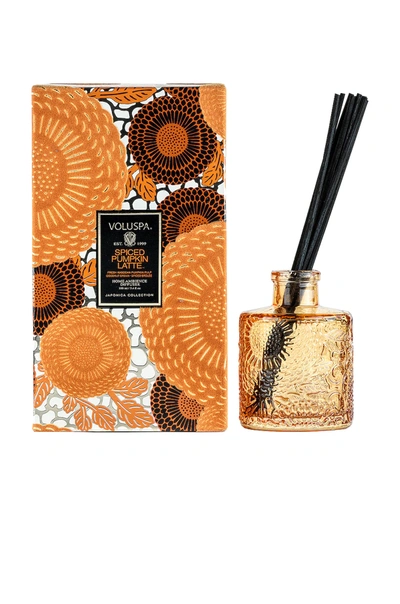 Voluspa Spiced Pumpkin Latte Home Ambiance Diffuser In Orange