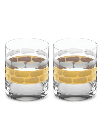 Michael Wainwright Truro Gold 2-piece Double Old Fashioned Glass Set