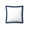 Ralph Lauren Organic Sateen Border Sham, Standard In Polo Navy