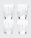 Lalique Lotus Tumblers, Set Of 4 In Clear