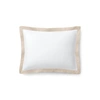 Ralph Lauren Organic Sateen Border Decorative Pillow, 16w X 12l In Coastal Sand