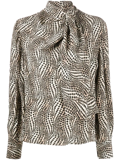 Isabel Marant Women's Shirt Long Sleeve Blouse Ilkeith In Neutrals