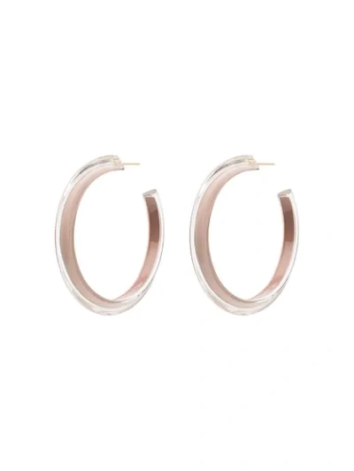 Alison Lou 14k Goldplated & Lucite Medium Jelly Hoop Earrings In Green