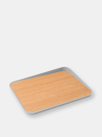 Berghoff Leo Anti-slip Bamboo Cutting Board In Grey