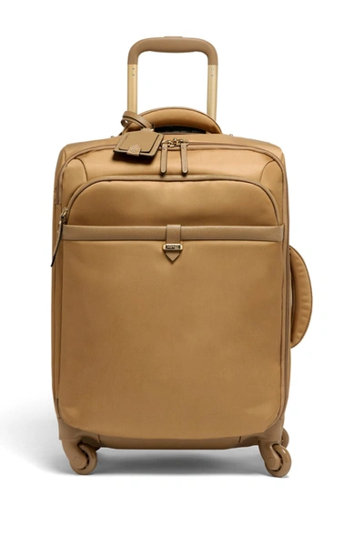 Lipault Plume Avenue 22" Carry-on Spinner Luggage In Camel