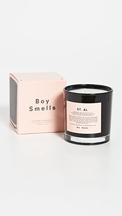 Boy Smells St. Al Candle In Black/pink