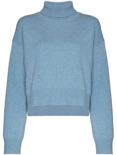 Rejina Pyo Blue Lyn Turtleneck Cashmere Jumper