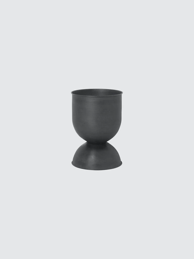 Ferm Living Hourglass Pot In Black