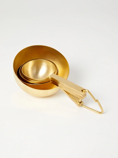 Be Home Measuring Cups, Set Of 4 In Gold