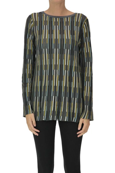 M Missoni Textured Knit Pullover In Multi