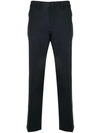 Kent & Curwen Straight Leg Trousers In Blue