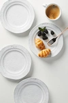 Anthropologie Glenna Side Plates, Set Of 4 By  In White Size S/4 Side P