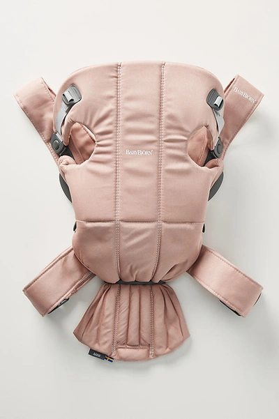 Anthropologie Babybjorn Mini Newborn Baby Carrier In Pink