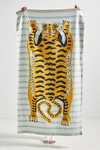 Anthropologie Tiger Beach Towel By  In Blue Size Beach Towl