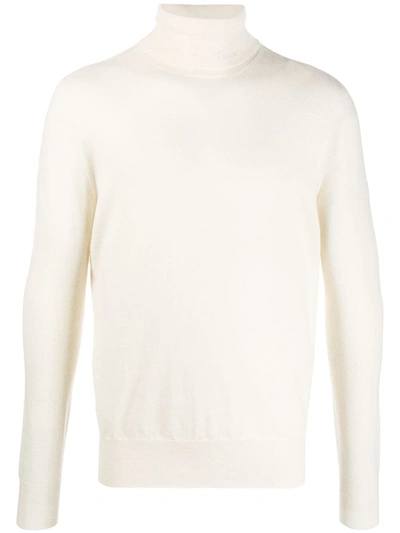 Amiri Wool And Cashmere-blend Rollneck Sweater In Neutrals