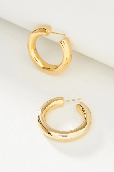 Anthropologie Mini Hoop Earrings In Gold