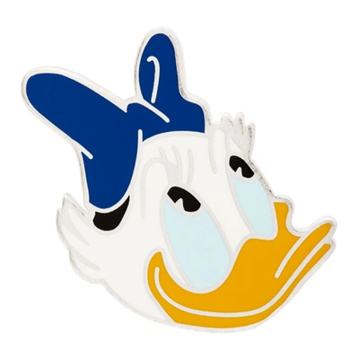 Gucci Disney Edition Daisy Duck Brooch In 8488 Silver