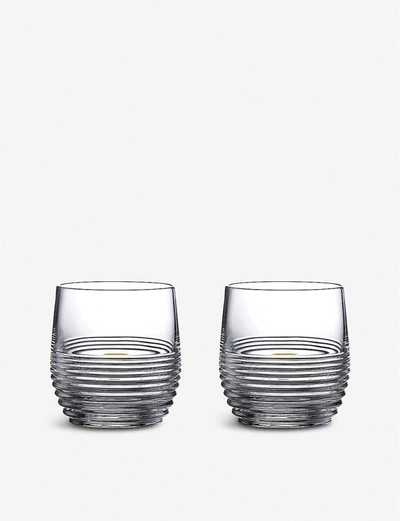Waterford Mixology Circon Crystal Tumblers Set Of Two
