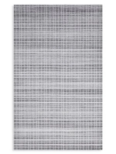 Solo Rugs Finley Contemporary Loom Knotted Wool-blend Area Rug In Bone