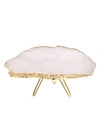 Anna New York Torta Cake Stand In Rose Quartz Gold